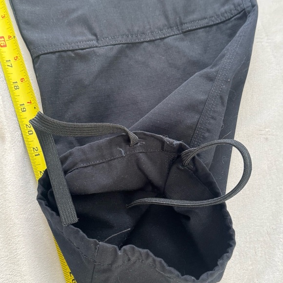 5.11 Tactical Series Black Cargo Pants XL Regular Inseam Ripstop Drawstring - Picture 8 of 10
